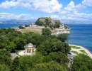 Old Fortress and Spianada square in Corfu Town